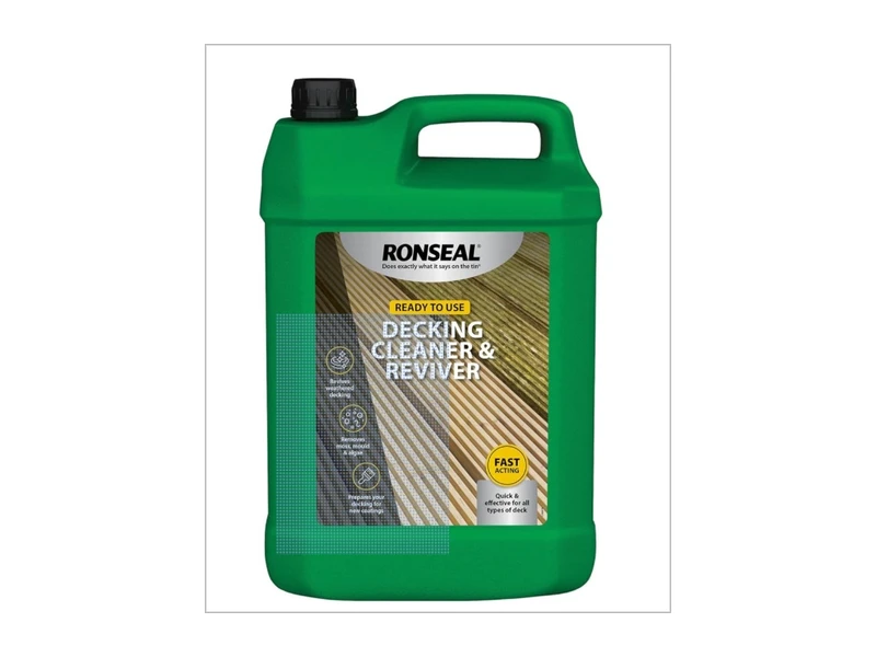 Decking cleaner for prep before oiling